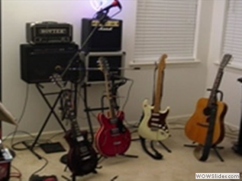 Assorted guitars